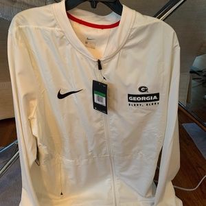 University of Georgia white Nike jacket XL